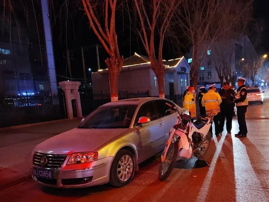 延安安塞交警严查深夜炸街车(图2)